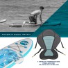 Pack Stand Up Paddle gonflable 10'6'' - ROHE FLOWER 10?6?? 30?? 6?? (320x76x15cm) - avec accessoires Pack Stand Up Paddle gonflable 10'6'' - ROHE FLOWER 10?6?? 30?? 6?? (320x76x15cm) - avec accessoires