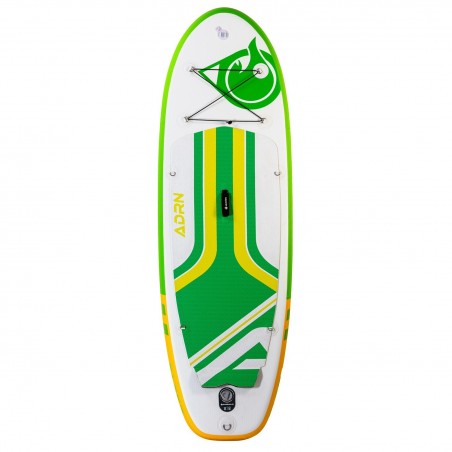 Stand up Paddle Gonflable Fader 8'0, ADRN 8'0 30'' 4'' (244x76x10cm) avec Pagaie, Leash, Pompe et Sac de Transport