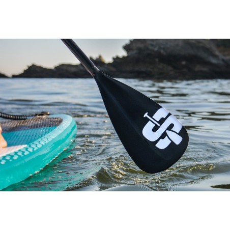 Pagaie de Stand Up Paddle réglable de 175 à 215cm et démontable en 3 sections  - Aluminium et Polyethylene - Nova