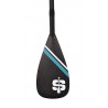 Pagaie de Stand Up Paddle réglable de 175 à 215cm et démontable en 3 sections - 100% Carbone - Modèle Vela