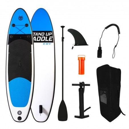 Pack Stand Up Paddle Gonflable 10' 30'' 5''  - Bleu