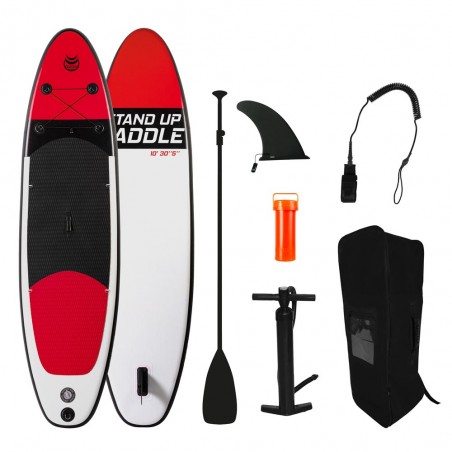 Pack Paddle Gonflable 10' 30'' 5''  - Rouge