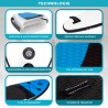Stand Up Paddle Gonflable 9' 30'' 5'' - Bleu Stand Up Paddle Gonflable 9' 30'' 5'' - Bleu