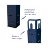 Étagère d'angle polyvalente en métal - Charge lourde Max 750kg - 180 x 90 x 45 cm - Bleu Étagère d'angle polyvalente en métal - Charge lourde Max 750kg - 180 x 90 x 45 cm - Bleu