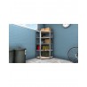 Étagère d'angle polyvalente en métal - Charge lourde Max 750kg - 180 x 90 x 45 cm - Gris Étagère d'angle polyvalente en métal - Charge lourde Max 750kg - 180 x 90 x 45 cm - Gris