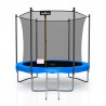 Trampoline extérieur Classique ø 244 cm- 8FT- Filet intérieur, Matelas de protection réversible et Echelle Trampoline extérieur Classique ø 244 cm- 8FT- Filet intérieur, Matelas de protection réversible et Echelle
