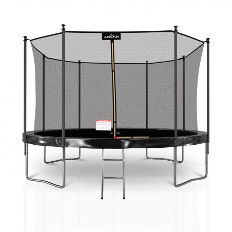 Trampoline extérieur Classique ø 366 cm- 12FT- Filet intérieur, Matelas de protection réversible et Echelle