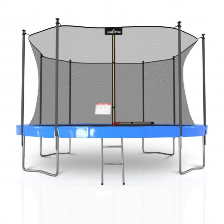 Trampoline extérieur Classique ø 427 cm- 14FT- Filet intérieur, Matelas de protection réversible et Echelle