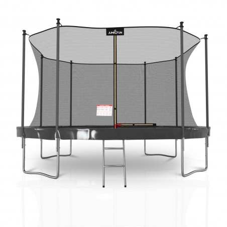 Trampoline extérieur Classique ø 427 cm- 14FT- Filet intérieur, Matelas de protection réversible et Echelle