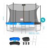 Trampoline extérieur Classique ø 427 cm- 14FT- Filet intérieur, Matelas de protection réversible et Echelle Trampoline extérieur Classique ø 427 cm- 14FT- Filet intérieur, Matelas de protection réversible et Echelle