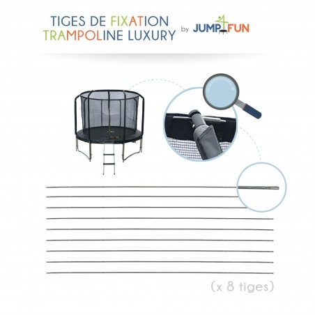Set de tiges de connexion pour filet Luxury Semi-Pro 10FT Set de tiges de connexion pour filet Luxury Semi-Pro 10FT
