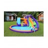 Château Aquatique Gonflable - Grand Splash - Surface 460x415x230 cm - souffleur et sac de rangement inclus Château Aquatique Gonflable - Grand Splash - Surface 460x415x230 cm - souffleur et sac de rangement inclus