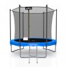 Trampoline extérieur Classique ø 244 cm- 8FT- Filet intérieur, Matelas de protection réversible et Echelle Trampoline extérieur Classique ø 244 cm- 8FT- Filet intérieur, Matelas de protection réversible et Echelle