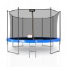 Trampoline extérieur Classique ø 366 cm- 12FT- Filet intérieur, Matelas de protection réversible et Echelle Trampoline extérieur Classique ø 366 cm- 12FT- Filet intérieur, Matelas de protection réversible et Echelle