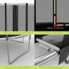 Trampoline de Jardin Deluxe ø185cm Noir - avec Filet de sécurité, Tapis de saut, Coussin de protection, Echelle Trampoline de Jardin Deluxe ø185cm Noir - avec Filet de sécurité, Tapis de saut, Coussin de protection, Echelle