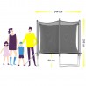 Trampoline de jardin ø244 cm- 8FT- Filet intérieur, Matelas de protection et Echelle Trampoline de jardin ø244 cm- 8FT- Filet intérieur, Matelas de protection et Echelle