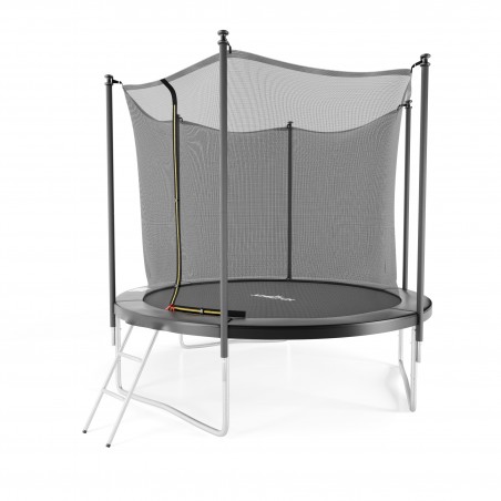 Trampoline de jardin ø244 cm- 8FT- Filet intérieur, Matelas de protection et Echelle