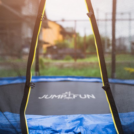 Trampoline de jardin ø244 cm- 8FT- Filet intérieur, Matelas de protection et Echelle