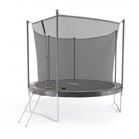 Trampoline de jardin ø 305 cm- 10FT- Filet intérieur, Matelas de protection et Echelle