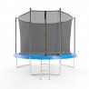 Trampoline de jardin ø 305 cm- 10FT- Filet intérieur, Matelas de protection et Echelle Trampoline de jardin ø 305 cm- 10FT- Filet intérieur, Matelas de protection et Echelle