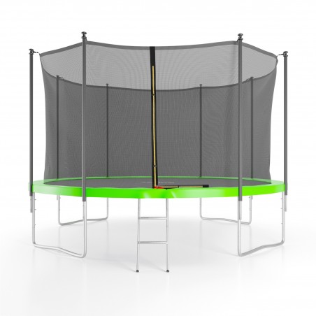 Trampoline extérieur 360 cm - filet de sécurité + matelas de protection + echelle - norme EU