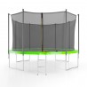 Trampoline extérieur 360 cm - filet de sécurité + matelas de protection + echelle - norme EU Trampoline extérieur 360 cm - filet de sécurité + matelas de protection + echelle - norme EU