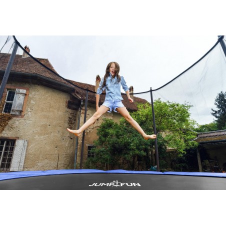 Trampoline extérieur 360 cm - filet de sécurité + matelas de protection + echelle - norme EU