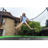 Trampoline extérieur 430 cm - filet de sécurité + matelas de protection + echelle - norme EU Trampoline extérieur 430 cm - filet de sécurité + matelas de protection + echelle - norme EU