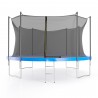 Trampoline extérieur 430 cm - filet de sécurité + matelas de protection + echelle - norme EU Trampoline extérieur 430 cm - filet de sécurité + matelas de protection + echelle - norme EU