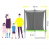 6FT-185cm Jump4Fun Trampoline Classique 6FT-185cm Jump4Fun Trampoline Classique
