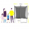 6FT-185cm Jump4Fun Trampoline Classique 6FT-185cm Jump4Fun Trampoline Classique