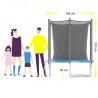 6FT-185cm Jump4Fun Trampoline Classique 6FT-185cm Jump4Fun Trampoline Classique