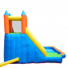 Château Aquatique Gonflable pour enfants 4m - Aire de jeux avec Escalade, Tobbogan et Piscine Château Aquatique Gonflable pour enfants 4m - Aire de jeux avec Escalade, Tobbogan et Piscine
