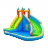 Château Aquatique Gonflable pour enfants 4m - Aire de jeux avec Escalade, Tobbogan et Piscine Château Aquatique Gonflable pour enfants 4m - Aire de jeux avec Escalade, Tobbogan et Piscine