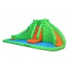 Château Aquatique Gonflable pour enfants 6,90m - Aire de jeux avec Escalade, Toboggan et Piscine - Crocodile Swamp Château Aquatique Gonflable pour enfants 6,90m - Aire de jeux avec Escalade, Toboggan et Piscine - Crocodile Swamp