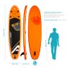 Stand up Paddle Gonflable 10'2 - CRUISER ADRN 10'2 30'' 5'' (310x76x13) - avec Pompe, Pagaie, Leash et Sac de transport - Orange Stand up Paddle Gonflable 10'2 - CRUISER ADRN 10'2 30'' 5'' (310x76x13) - avec Pompe, Pagaie, Leash et Sac de transport - Orange