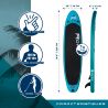 Pack Stand Up Paddle gonflable ROHE PACIFIC 10'6" 30" 6 " Pack Stand Up Paddle gonflable ROHE PACIFIC 10'6" 30" 6 "