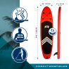 Pack Stand Up Paddle Gonflable KEAI ROHE - 10'8" 32'' 6'' (325x81x15cm) avec accessoires