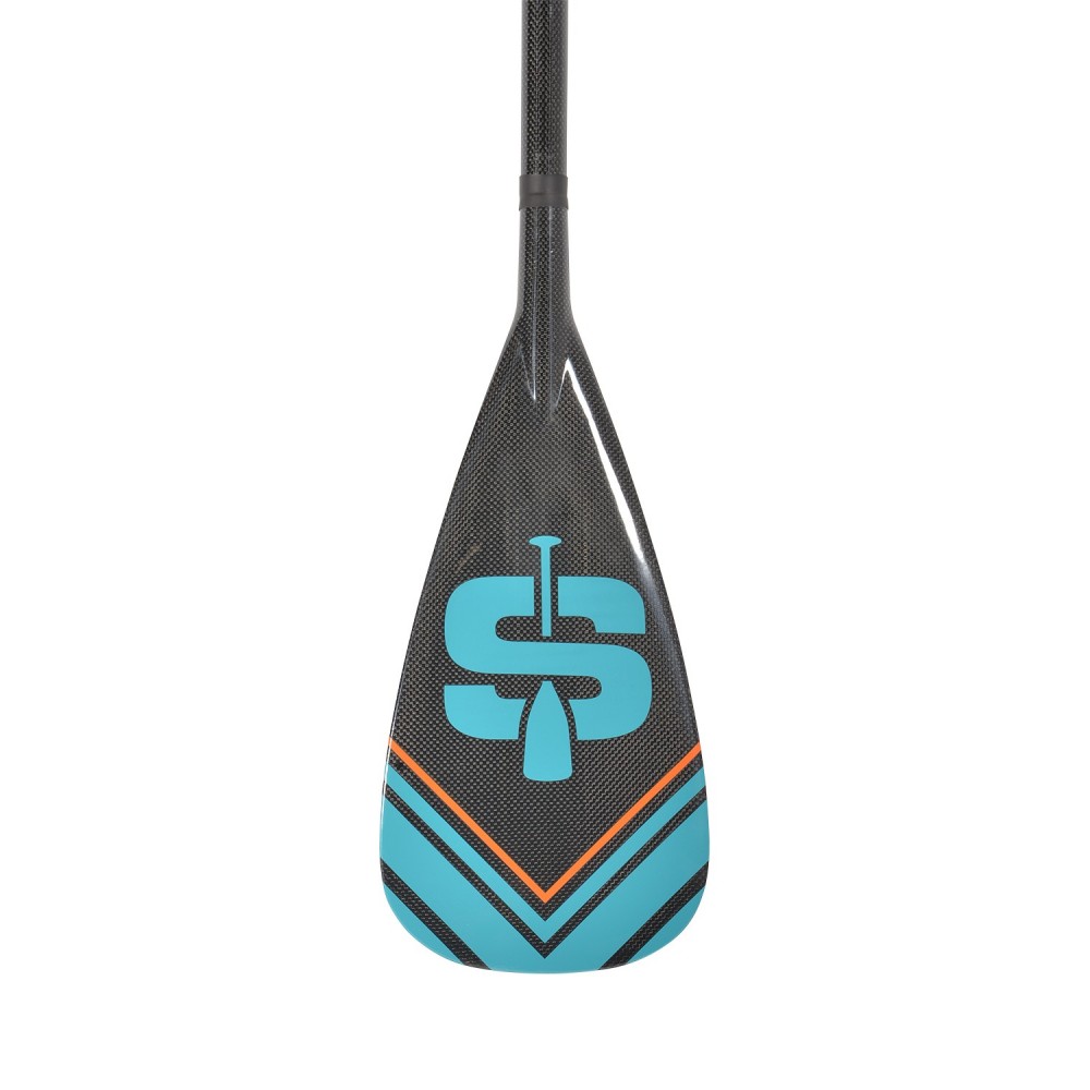 Pagaie Stand Up Paddle fibre de verre / carbone HORUZ Simple Paddle