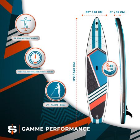 CANYON 11'2 PACK STAND UP PADDLE