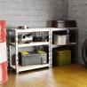 Etagère Charges Lourdes -150x70x30cm Gris Etagère Charges Lourdes -150x70x30cm Gris