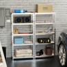Lot de 2 Etagères Charges Lourdes -150x70x30cm Gris Lot de 2 Etagères Charges Lourdes -150x70x30cm Gris