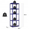 Etagère Charges Lourdes -180x60x40cm Bleu Etagère Charges Lourdes -180x60x40cm Bleu