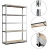 Etagère Charges Lourdes -180x120x40cm Gris Etagère Charges Lourdes -180x120x40cm Gris