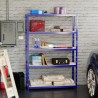 Etagère Charges Lourdes -180x120x40cm Bleu Etagère Charges Lourdes -180x120x40cm Bleu