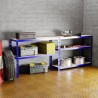 Etagère Charges Lourdes -180x120x40cm Bleu Etagère Charges Lourdes -180x120x40cm Bleu