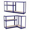 Etagère Charges Lourdes -180x90x40cm Bleu Etagère Charges Lourdes -180x90x40cm Bleu